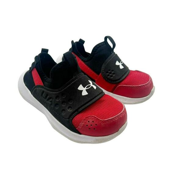 Under Armour Runplay Red Sneakers - Picture 1 of 10